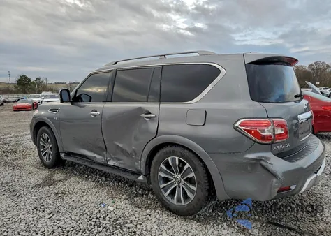 2018 Nissan Armada Sv z USA, uszkodzony, nr VIN JN8AY2ND2J9055524